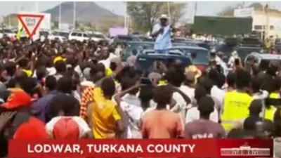President ruto in lodwar