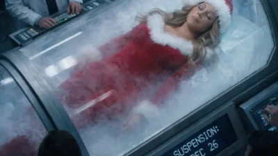 Mariah Carey being cryogenically frozen until