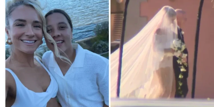 Sam Kerr Marries Kristie Mewis in Perth Ceremony