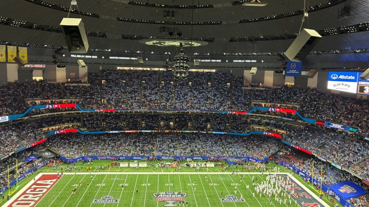 Very heavy ole miss crowd tonight