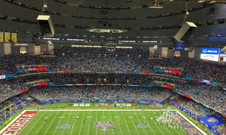 Very heavy ole miss crowd tonight