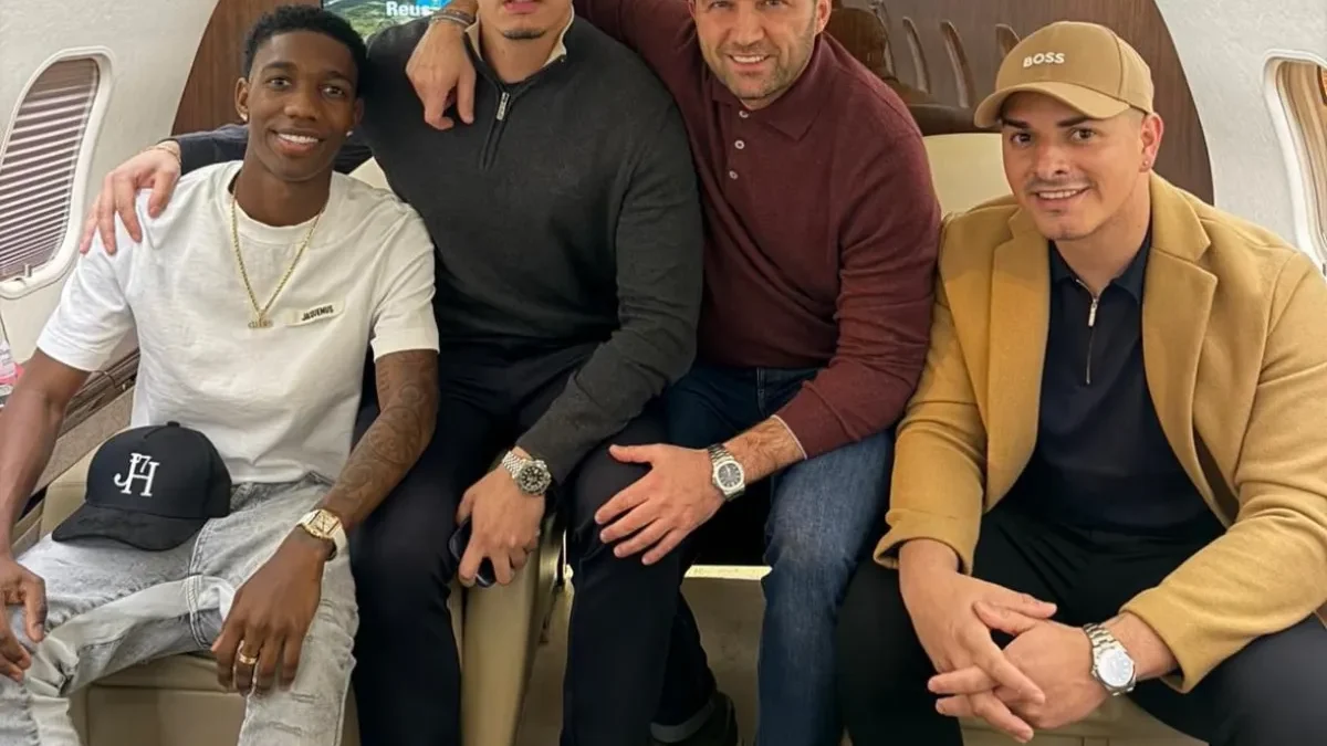 Yaser Asprilla, on his way with agent Jonathan