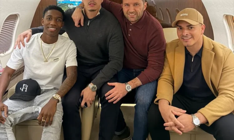Yaser Asprilla, on his way with agent Jonathan