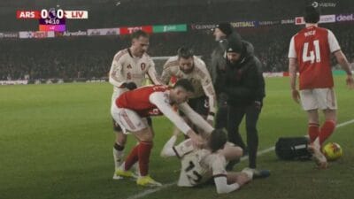 Arsenal liverpool drama injury