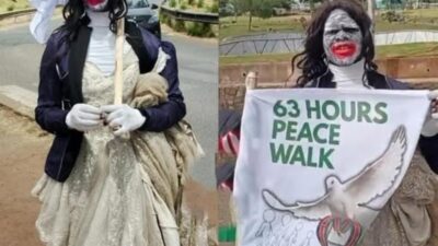 Nairobi villager walk photo