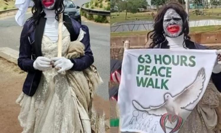 Nairobi villager walk photo