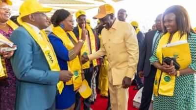 Ruto at uda meeting