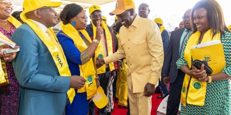 Ruto at uda meeting