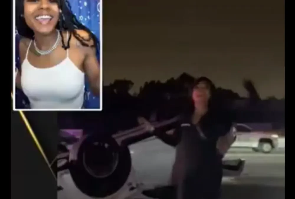 Woman dancing after a serious car crash