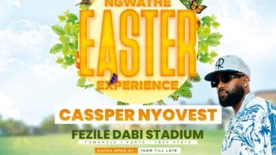 Cassper Nyovest alongside Boohle, Aymos