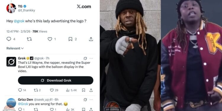 Grok mistakes Lil Wayne TikTok singer
