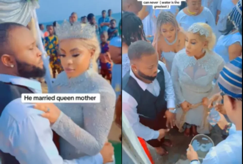 Nigerian Christian Boy marries the Love of his life, the Queen Mother of the Mammy water kingdom