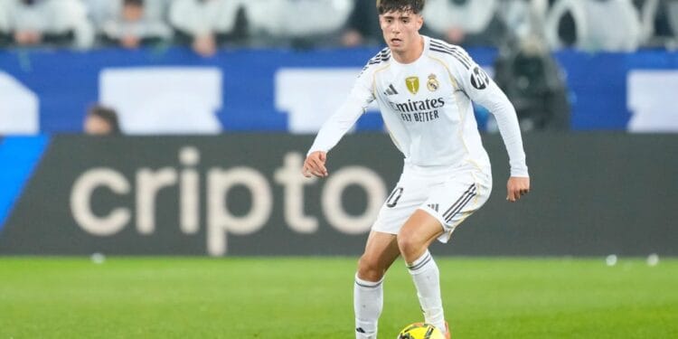 Real Madrid youngster Víctor Valdepeñas
