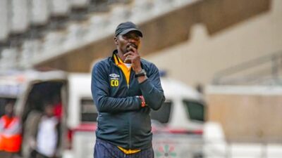 Tusker FC coach Charles Okere