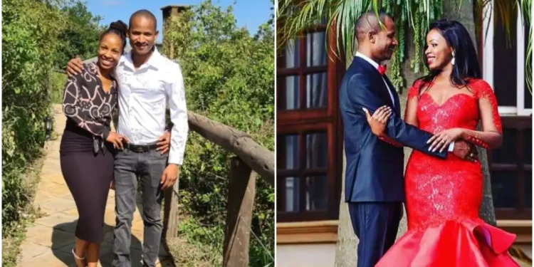 Babu owino with wife frida muthoni