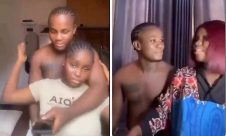 Brother sister touchy video