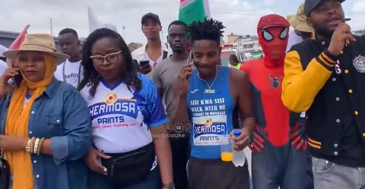 Eric omondi in mombasa