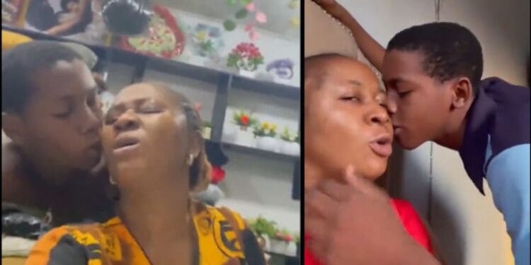 Viral mother son video clips