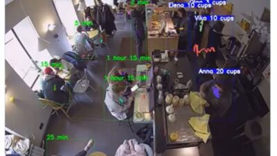 AI to track barista cups