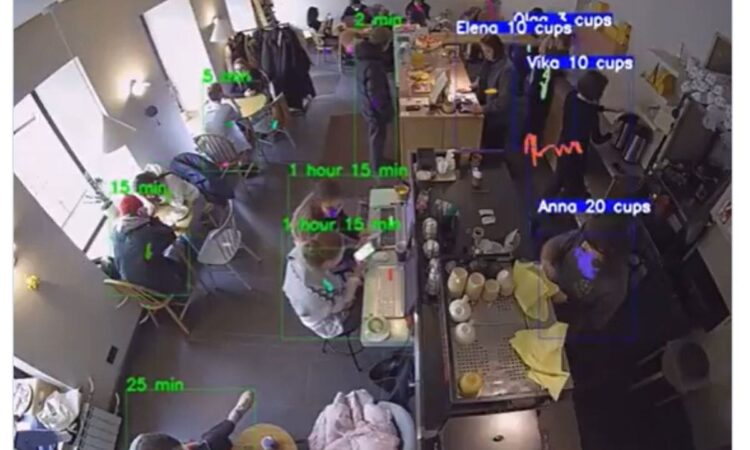 AI to track barista cups