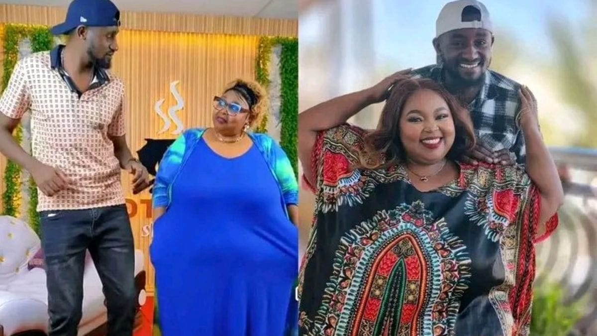 Content creator Flapa wa Nyahururu with his Mumama