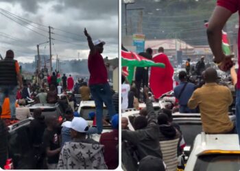 Edwin Sifuna and Babu Owino