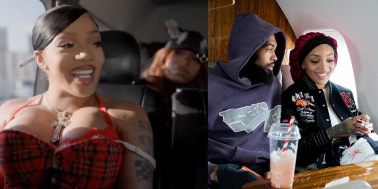 Glorilla posted an emotional video claiming she caught her boyfriend Brandon Ingram cheating
