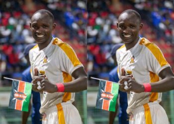 Harambee Stars striker Moses Shumah