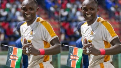 Harambee Stars striker Moses Shumah