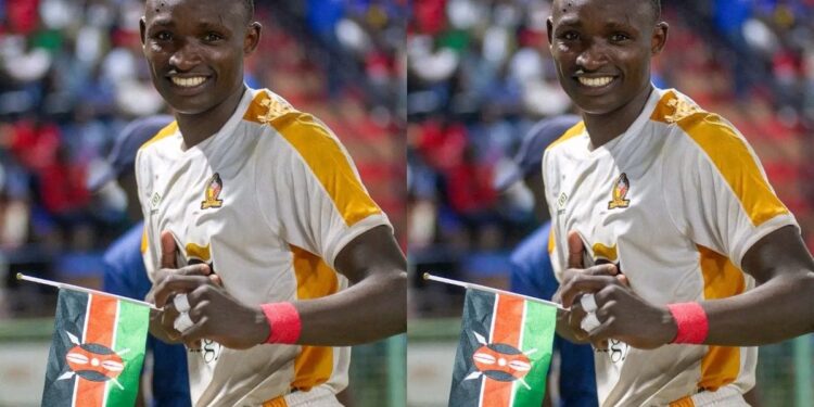 Harambee Stars striker Moses Shumah