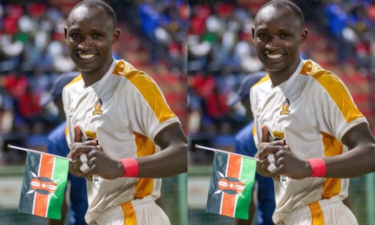 Harambee Stars striker Moses Shumah