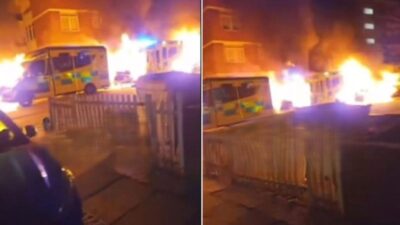 Hatzalah ambulances torched in Golders Green arson