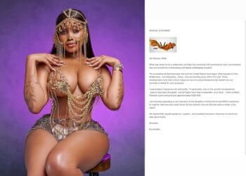 South African socialite Eva Modika