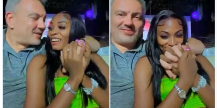 Tiktoker Merina with Mzungu boyfriend