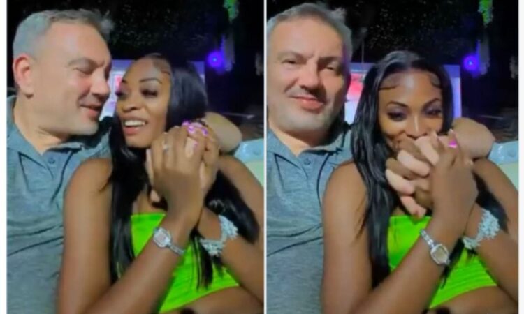 Tiktoker Merina with Mzungu boyfriend