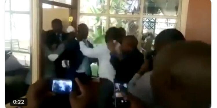 Babu owino fight jaguar