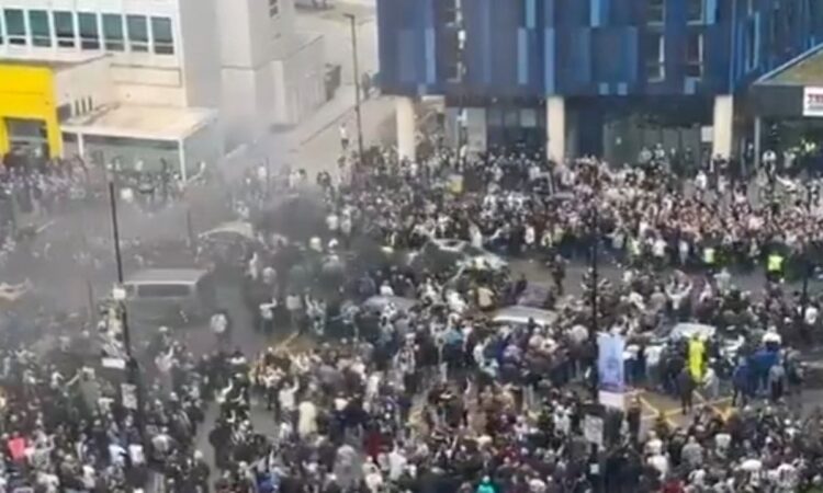 Fight broke out outside St James’ Park