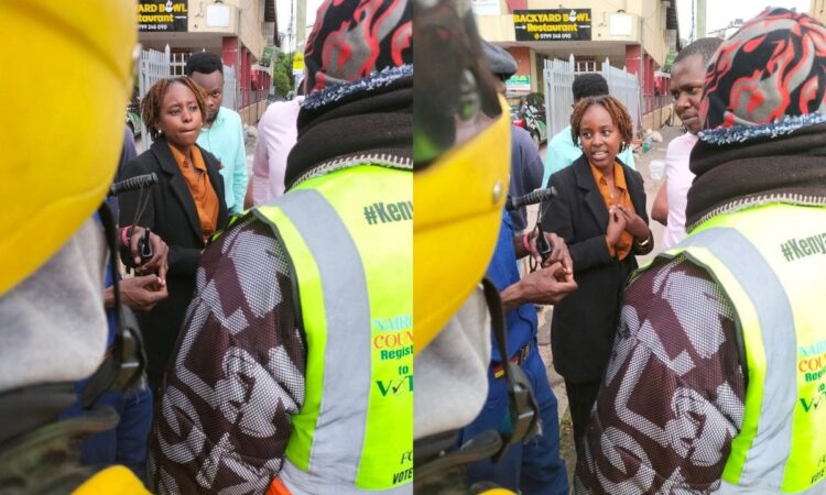 Kilimani woman bolt driver