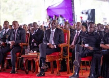 William ruto at ngeno burial