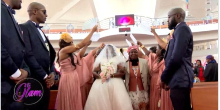Beautiful moments as former NMG CEO Stephen Gitagama weds wife Mary Njambi