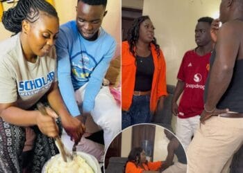 Damaris Ketrai and Kaka Boy