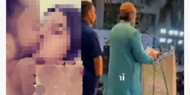 Mohammad Ayan, the accused in the Amaravati scandal, has also shared the stage with Asaduddin Owaisi!