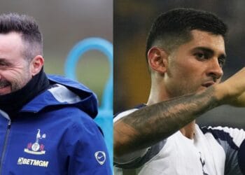 Roberto De Zerbi at Tottenham