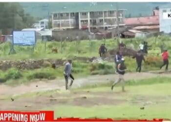 Goons chased in kisumu