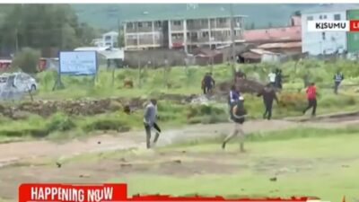 Goons chased in kisumu