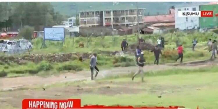 Goons chased in kisumu