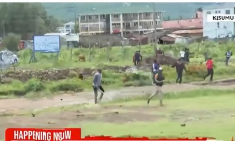 Goons chased in kisumu
