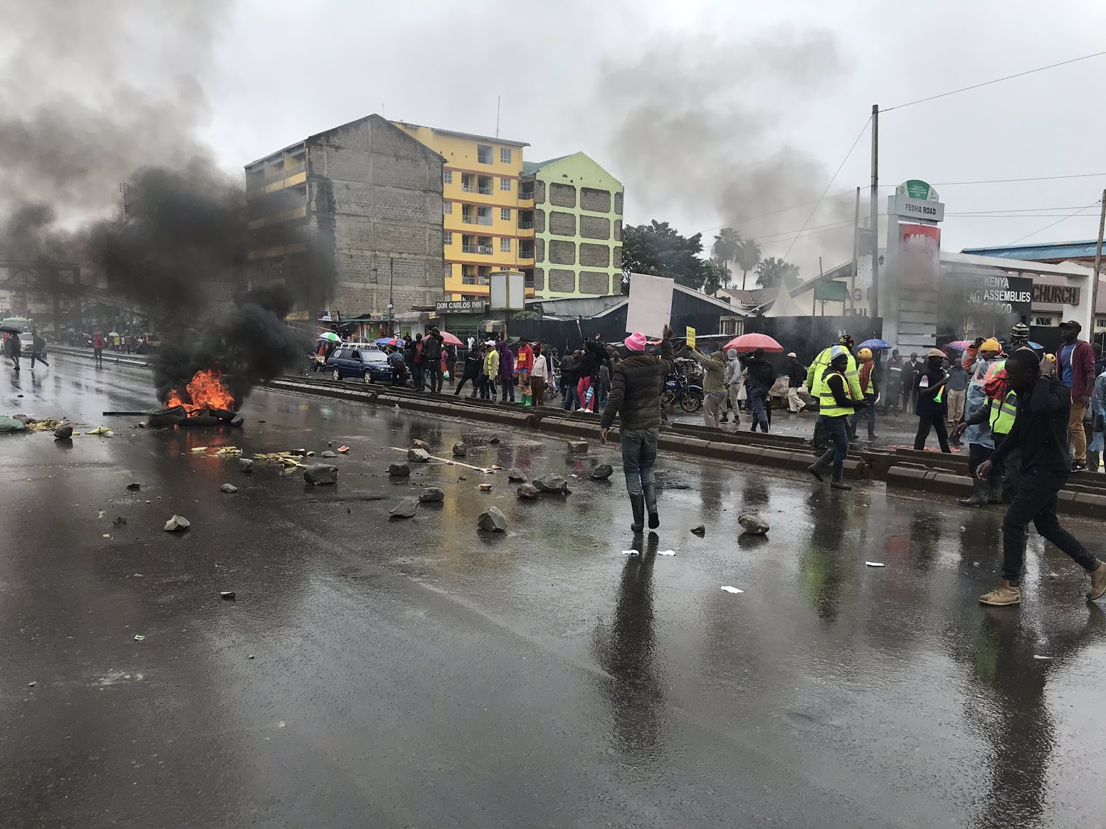 Sonko supporters protests for for the release of city boss mike sonko Sonko supporters protests for for the release of city boss mike sonko