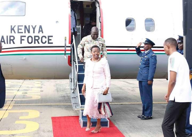 Deputy President William Ruto and his family.