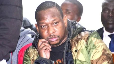 Mike Sonko in court over assault charges. PHOTO | NMG